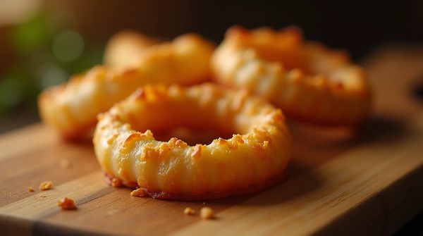 Découvrez les plaisirs croustillants des anneaux d'oignon